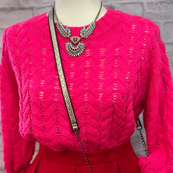 Beautiful Hot Pink Joe Fresh Sweater (EUC) - Picture 11 of 11